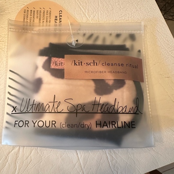 Kitsch Spa Headband, Microfiber Makeup Headband,
leopard - Picture 2 of 2